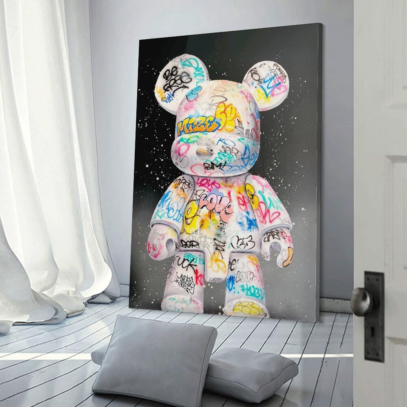 ベアブリック　BE@RBRICK アートパネル Amazon.co.jp: be@rbrickアートパネル ベアブリック壁掛け絵画